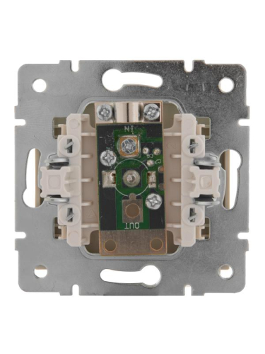 Розетка телевизионная оконечная TV Rain механизм крем. LEZARD 703-0388-130