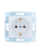 Розетка 1-м СП ASTI 16А IP20 с заземл. термопласт механизм бел. LEZARD 7081-0288-122B