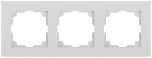 Рамка для розеток и выключателей Intro Accent 6-503-01 на 3 поста СУ бел. Intro Б0063737