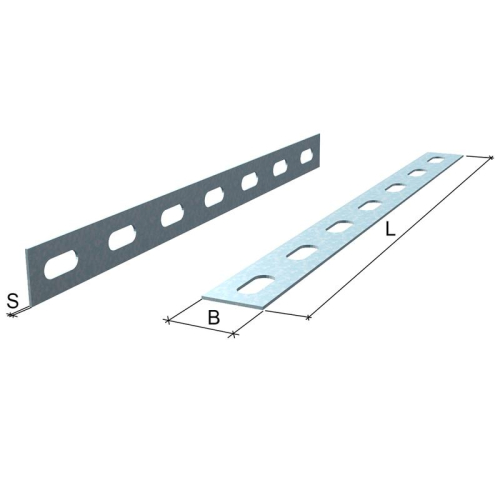 Полоса перфорированная 32х2.5мм L2000 сталь PP32-2.5-2000 HD КМ LO16264