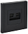 Розетка компьютерная 2-м RJ45 кат.6 FORTE&PIANO FP134 черн. IEK FP-K20-2-K02