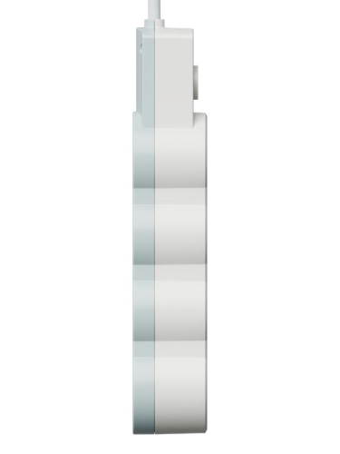 Удлинитель 3х1.5м с заземл. 10А IP20 USB 2800Вт 220В ПВС 3х1 с выкл. бел. КОСМОС YKsm1.5m3g-Z-VU10А-W