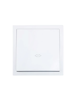 Выключатель 1-кл. перекрестный СП ZIMA IP20 10А безвинт. зажим бел. LEZARD 704-0288-107QC