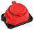 Колодка удлинителя 1-м с заземл. 16А IP44 K-1e-RED-IP44 каучук красн. Эра Б0044550