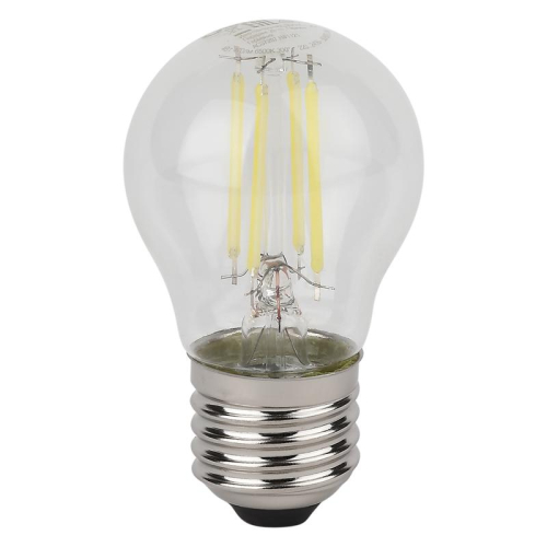 Лампа светодиодная филаментная LS CLP40 4W/840 230VFILCL RU 4Вт 4000К нейтр. бел. E27 470лм P угол пучка 300град. 220-240В (замена 40Вт) прозр. стекло OSRAM 4058075684638