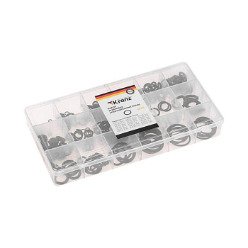Набор резиновых уплотнительных колец 3-22мм (225шт/уп) Kranz KR-01-3101-17