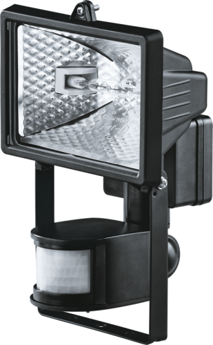 Прожектор 94 609 NFL-SH1-150-R7s/BL 150Вт R7s IP44 (ИО 150вт черн. с датчиком движ.) Navigator 94609