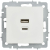 Розетка СП BRITE USB A+C 45Вт высокоск. заряд. РЮ11-2-БрБ бел. IEK BR-U22-045-K01 Розетка СП BRITE USB A+C 45Вт высокоск. заряд. РЮ11-2-БрБ бел. IEK BR-U22-045-K01