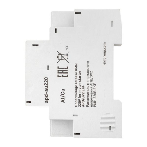 Расцепитель минимального напряжения АПД/GV2 РМН 230В EKF apd-au220