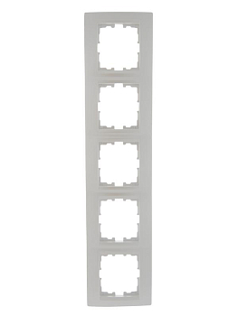 Рамка 5-м Karina горизонт. жемчуж./бел. перламутр LEZARD 707-3000-150