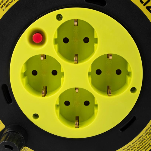 Удлинитель на катушке 4х30м с с заземл. CRG-04-3000 ФАZА 5063808