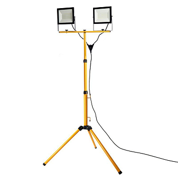 Прожектор LL-504 2х70Вт 6400К IP65 230В на штативе черн. FERON 41544
