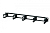 Организатор CM-1U-PL кабельный с пласт. кольцами 19дюйм 1U Hyperline 15446