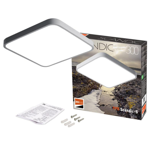 Светильник светодиодный декоративный PPB Scandic-S 36Вт 4000К IP20 настенно-потолочный бытовой GR JazzWay 5037236