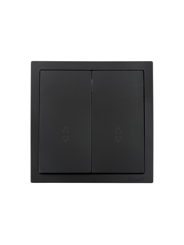 Выключатель проходной 2-кл. СП ZIMA IP20 10А безвинт. зажим черн. бархат LEZARD 704-4288-106QC