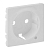 Панель лицевая Valena Life для розетки 2К+З с линзой для подсветки/индикации бел. Leg 754850