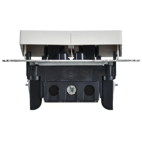 Выключатель жалюзи СП BRITE ВС10-1-5-БрАБ 10А механизм арктич. бел. IEK BR-V15-0-10-K91