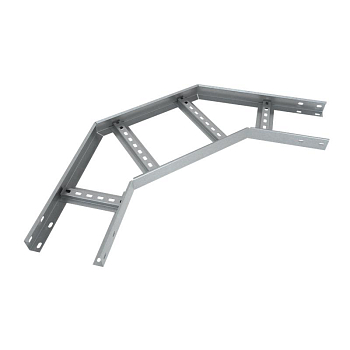 Угол для лотка горизонтальный лестн. 90град. 400х80 сталь 1.5мм "Быстрый монтаж" LGLS90-80-400-1.5 HD КМ LO9264