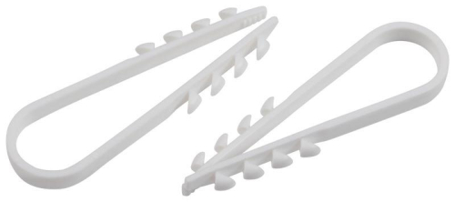 Дюбель-хомут 11-18мм для круглого кабеля NO-224-223 бел. (уп.100шт) Эра Б0066304