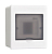 Корпус встраиваемый дв. 1 ряд 4 мод. IP41 ЩРВ-П пласт. прозр. DEKraft 31050DEK