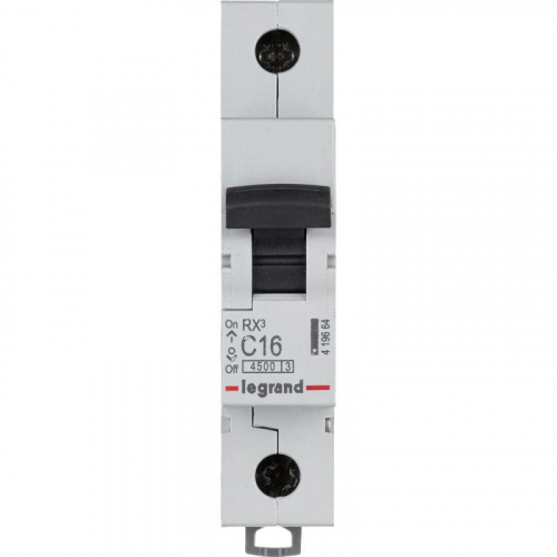 Выключатель автоматический модульный 1п C 16А 4.5кА RX3 Leg 419664