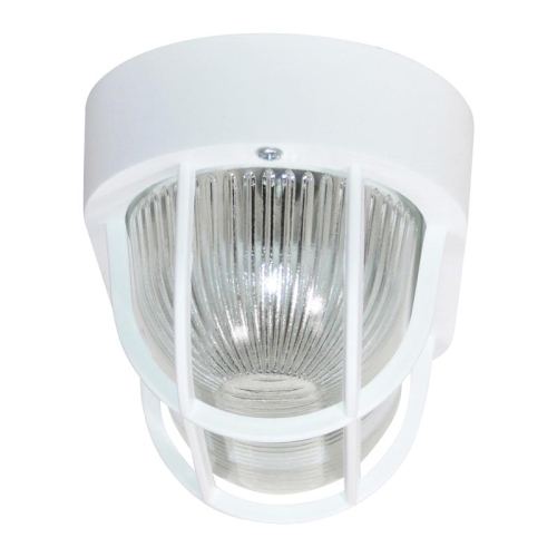 Светильник НБО 23-60-006 "Фарпласт" овал 1х60Вт E27 IP44 корпус с решеткой бел. Элетех 1005500613