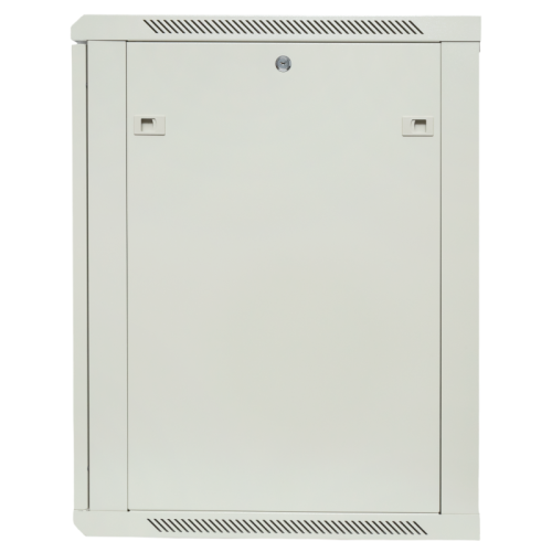 Шкаф настенный 19дюйм TERACOM PRO 12U 600х600мм дверь стеклянная с замком-ручкой сер. EKF TRP-WLL-1266-40G