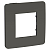 Рамка 1-м UNICA STUDIO дым.-сер./антрацит SchE NU280222