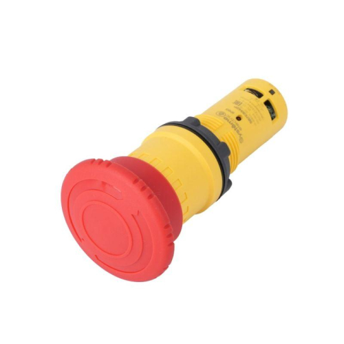 Кнопка аварийного останова SB7 моноблочная 22мм d40 повернуть для возвр. пластик 1НЗ IP6 красн. SE SB7ES542P