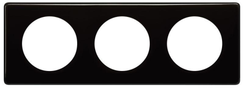 Рамка 3-м Celiane черн. глянец Leg 066683