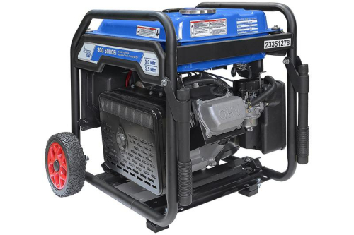 Генератор/электростанция/бензогенератор инверторный SGG 5000Ei с колесами ГК ТСС 060040