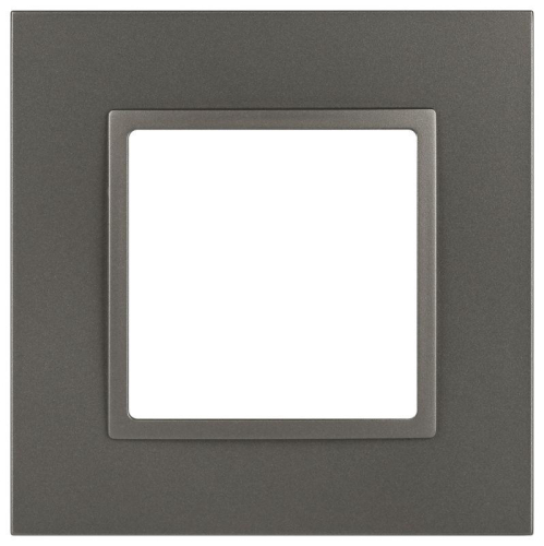 Рамка для розеток и выключателей ЭРА Elegance 14-5011-16 Classic на 1 пост титан Эра Б0065823