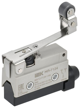 Микропереключатель концевой МП-7124 рычаг с рег. рол. IP40 IEK KKV12-7124-1-64