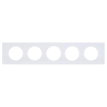 Рамка 5-м Celiane смальта бел. глина Leg 069320