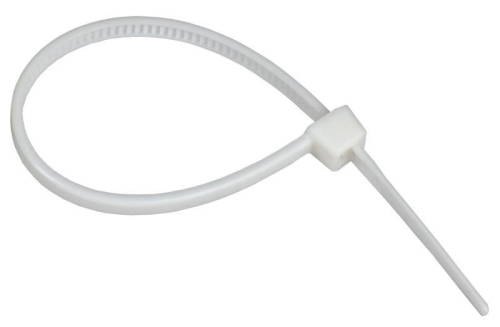Хомут 2.5х100мм P6.6 самозатухающий бел. (уп.100шт) IEK UHH90-D025-100-100-K01