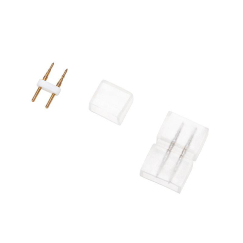 Набор установочный для двухсторон. гибкого неона 8х16мм (шнур питания каучук с диодным мостом и вилкой; заглушка; переходная муфта; игла) 1.5м Neon-Night 134-502