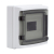 Щиток настенный 8мод. IP65 с дверцей с клеммн. блоком 63А сер. DKC RB08W6TGD