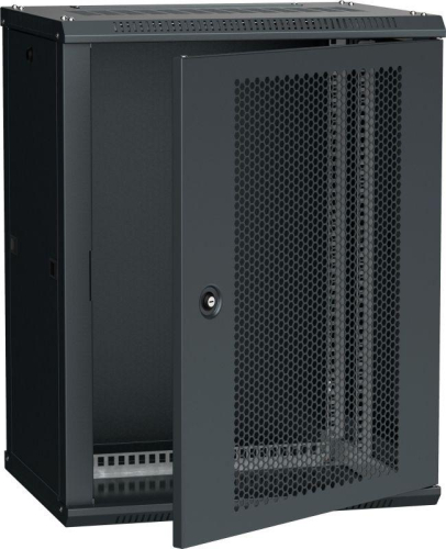Шкаф LINEA W 15U 600х450мм перфорир. дверь RAL9005 ITK LWR5-15U64-PF
