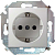 Розетка 1-м СП Simon15 16А IP20 250В с заземл. винт. клеммы механизм бел. Simon 1591432-030
