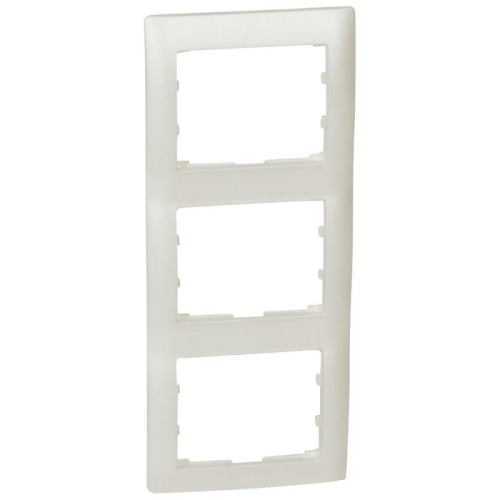 Рамка 3-м Galea Life верт. перламутр Leg 771507