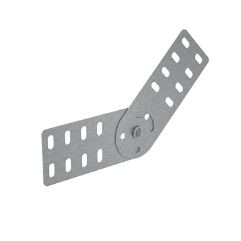 Соединитель для лотка шарнирный для борта H=80мм "ПЛЮС" INOX316L КМ PL11556