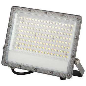 Прожектор светодиодный PRO LPR-063-0-65K-100 100Вт 6500К IP65 10000лм Г 90град. сер. Эра Б0067743