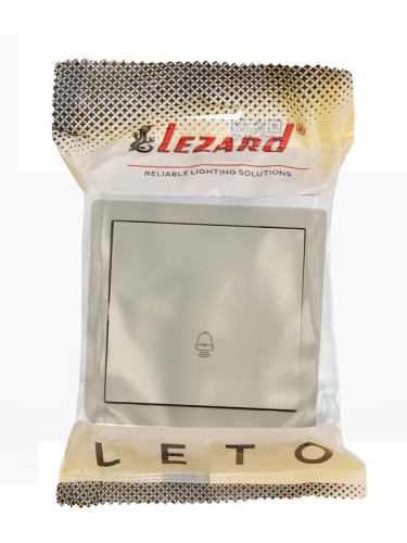 Кнопка звонка ОП LETO крем LEZARD 752-0300-103