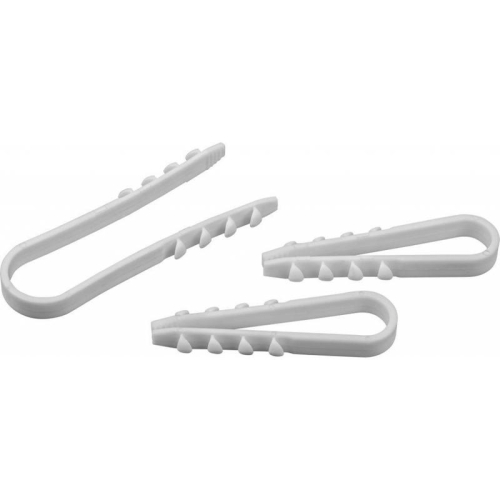 Дюбель-хомут 82 309 NCU-5-10-45-100-WH (уп.100шт) для круглого кабеля бел. Navigator 82309