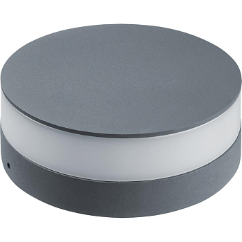 Светильник светодиодный 80 558 NOF-D-W-001-02 7Вт 3000К IP54 240лм для наружной подсветки круг сер. Navigator 80558