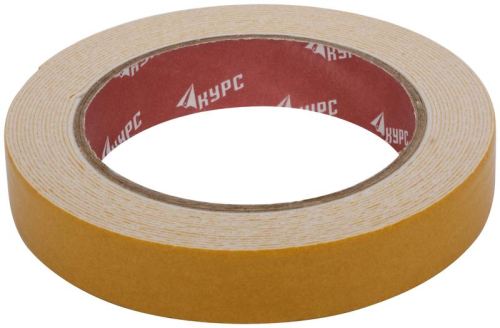 Лентамонтажная клейкая на вспененной основе 19ммх5м черн. КУРС 11786