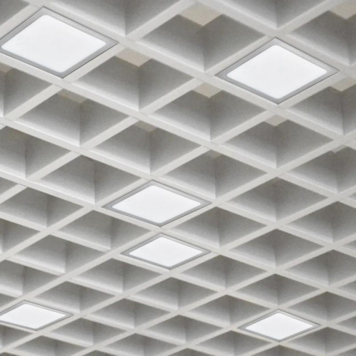 Светильник светодиодный PPL 089/G OPAL 42Вт 4000К IP40 6х(89х89х40мм) GREY ДВО/ДПО домино в потолок Грильято (комплект 6шт) Pro JazzWay 5060159