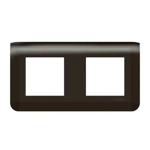 Рамка 2х2мод. Mosaic черн. Leg 079044L