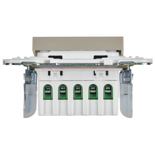 Кнопка звонка SKANDY 10А SK-V17B для отелей с индикацией беж. IEK SK-V14-2-10-K10