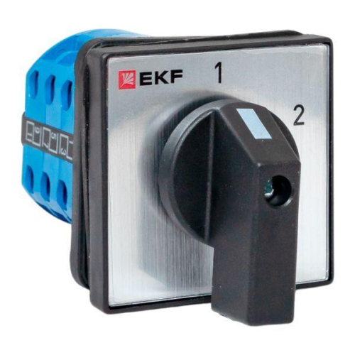 Переключатель кулачковый ПК-1-53 3п 10А "1-2" IP65 EKF pk-1-53-10-65